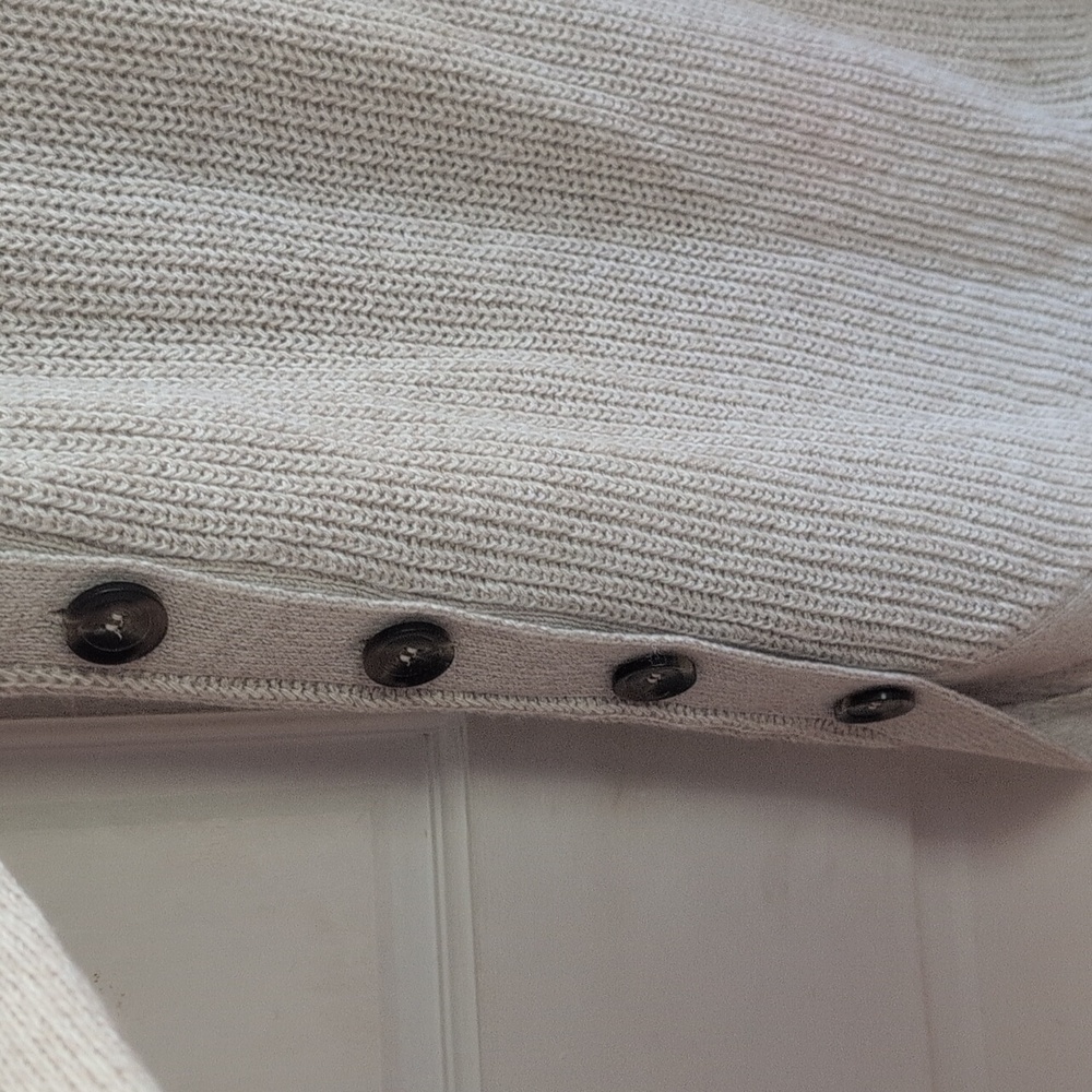 Beige Button-Side Sweater - Picture 7 of 15